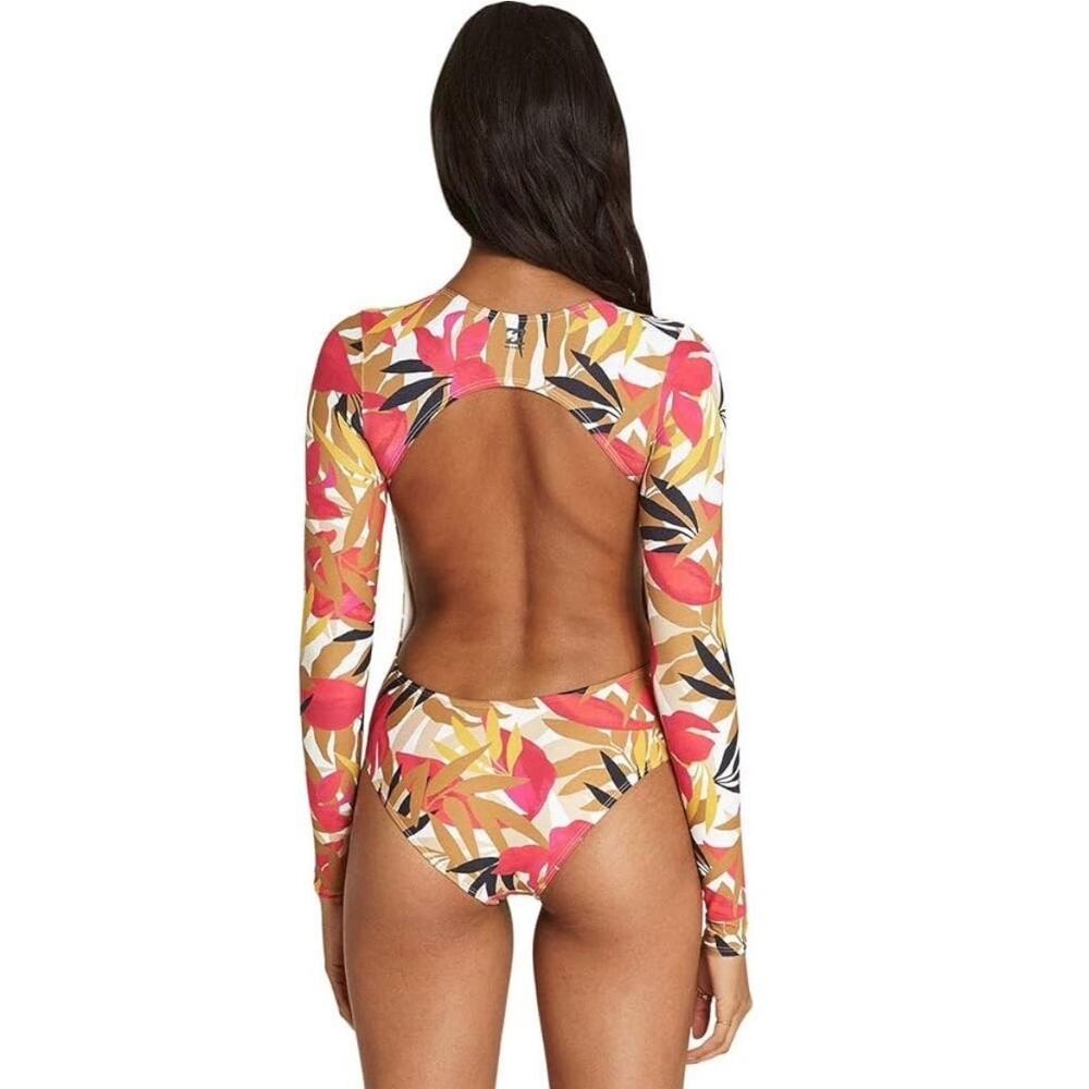 Billabong• Tropic Nights Bodysuit Long Sleeve Rash Guard Surfsuit - Picture 12 of 16